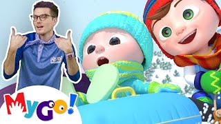 winter fun in the snow christmas with cocomelon mygo sign language for kids asl