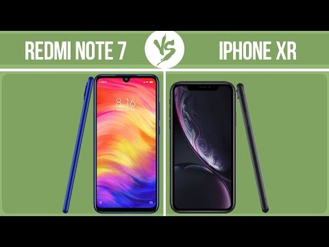 Xiaomi Redmi Note 7 vs Apple iPhone XR ✔️