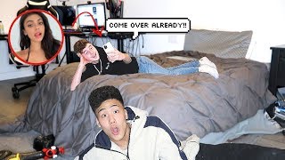 Staying Overnight In Infinite Lists Room & He Had No Idea... (CAUGHT HIM)