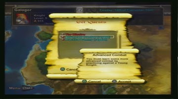 Puzzle Quest PS2 capture playthrough part 1