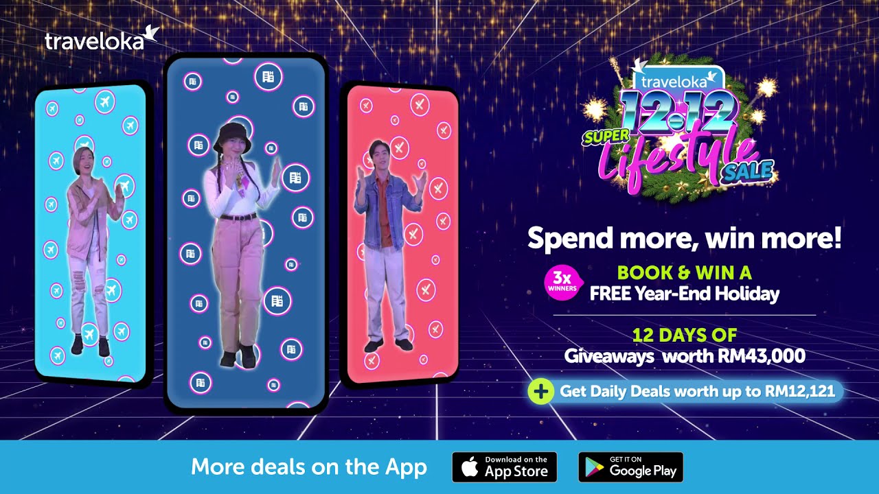 12.12 Super Lifestyle Sale | 12 Days of Giveaways on Traveloka-la-la-la 🎶