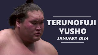 Yokozuna Terunofuji Yusho January 2024, 13-2, All Bouts