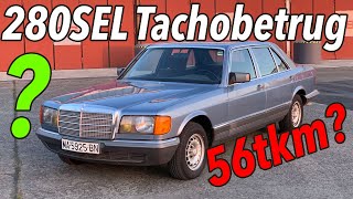 Mercedes 280SEL W126 aus Spanien - Traumauto oder Tachobetrug?