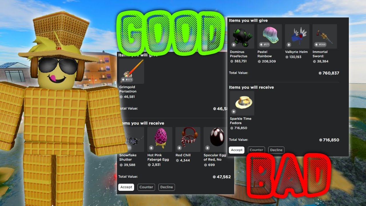 Trade value roblox