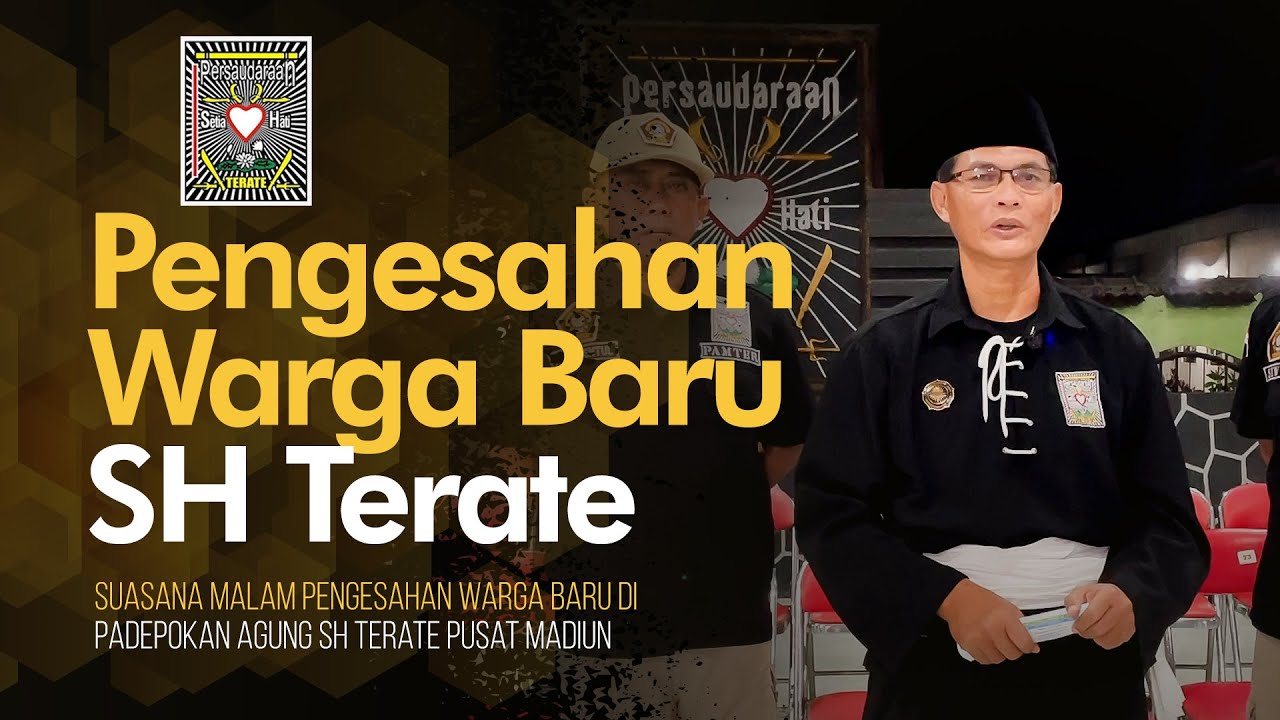Suasana Malam Pengesahan Warga Baru di Padepokan Agung SH Terate Pusat Madiun