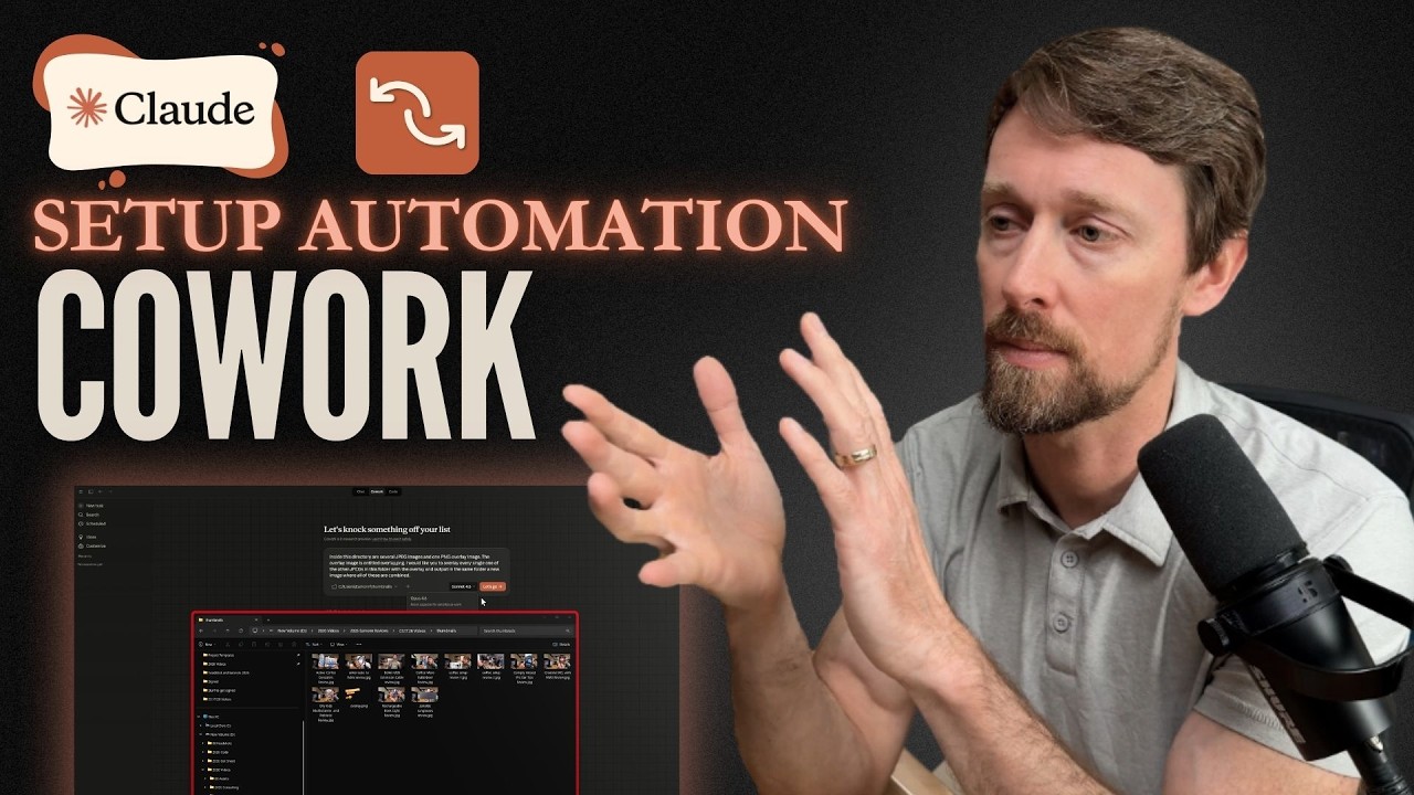 My First Claude Cowork Automation in 8min - YouTube