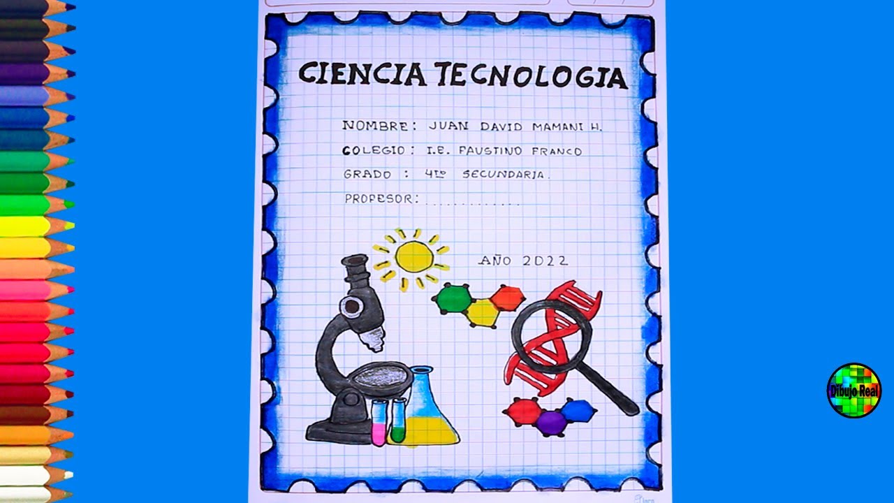 como dibujar caratulas para ciencia y tecnología portadas bonitas - thptnganamst.edu.vn