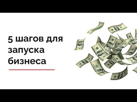 5 шагов по запуску бизнеса. Вебинар