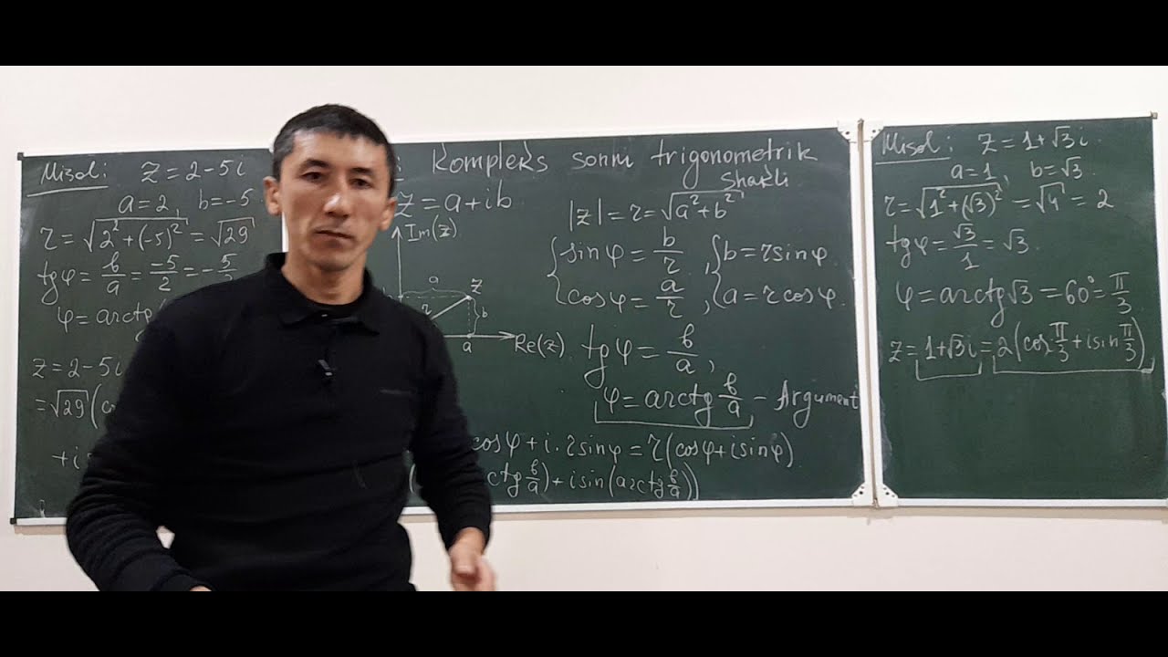 Al va SN Kompleks sonlar 4 qism