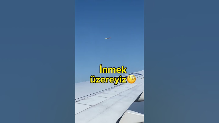 Yandaki uçak bizimle indi😳