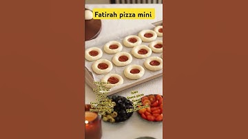 Thumbnail of resep membuat fatirah pizza mini #makanan arab
