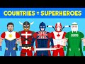 If Countries Were Superheroes