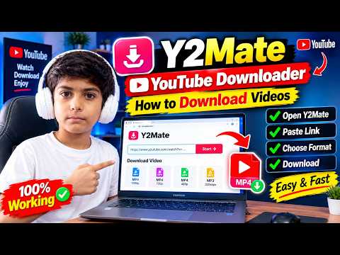 Y2Mate YouTube Video Download | MP3 & MP4 Download Kaise Karein | Easy Tutorial 2026