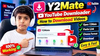 Y2Mate YouTube Video Download | MP3 & MP4 Download Kaise Karein | Easy Tutorial 2026