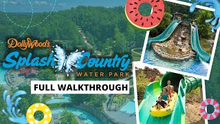 Dollywood's Splash Country Water Park Tour (All Slides)