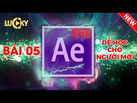 Bài 5: Cách viết chữ ( text ) trong After effects cc 2018 và thêm hiệu ứng chuyển động đẹp cho chữ