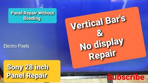 Led Tv vgh,vgl Short removal using panel bypass repairing method|sony 28 inch panel bypassing method