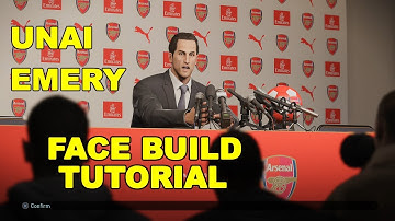 PES 2019 | How to create Unai Emery