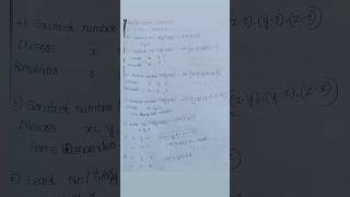 LCM&amp;HCF with easy trick and tips latest do follow for more thank You #study #aptitude #tricks #easy