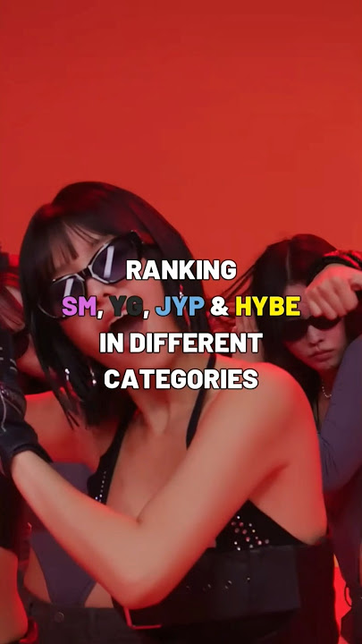 peringkat SM, YG, JYP & HYBE dalam berbagai kategori #shorts #kpop #yg #jyp #sm #hybe