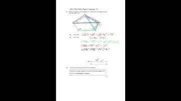 2021 PSLE Math Paper 2 Question 13 Angles Hacks