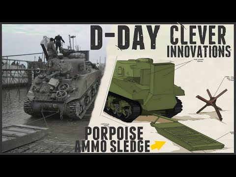 D-Day clever inventions - Porpoise ammunition sledge.