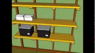 Garage Shelves Plans http://myoutdoorplans.com/shed/garage-shelves-plans/ SUBSCRIBE for a new DIY video almost every day! If you want to add more