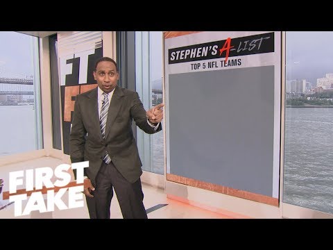 Stephen A.’s list of top 5 teams for Week 2 in the 2018 NFL season | First Take | ESPN
