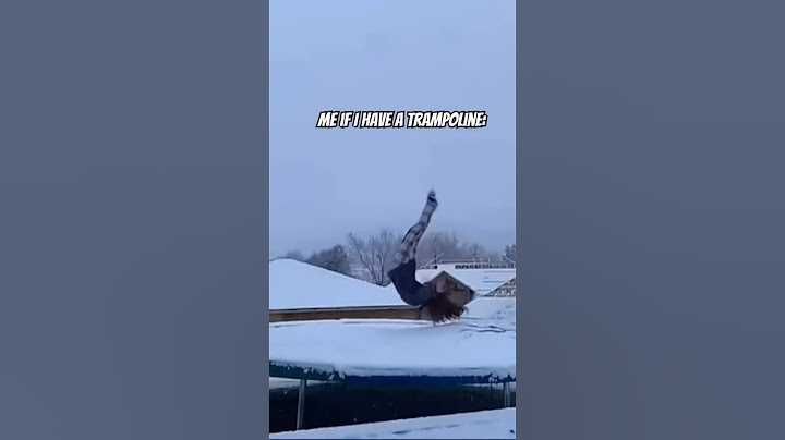 #Christmas #fun #snow #trampoline 🤍