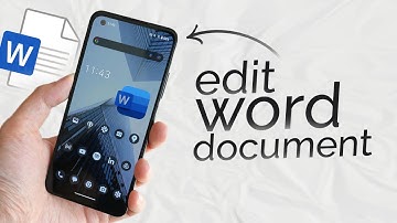 How to Edit Word Document in Android Phone (tutorial)