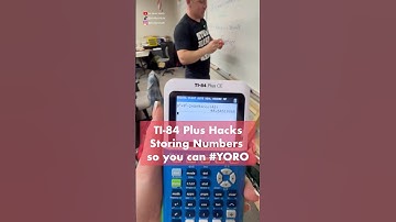 TI-84 Plus Tips and Tricks: Storing a Number #tips #hacks #howto #calculator #teacher #maths