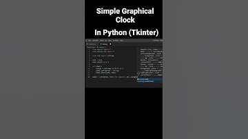 Simple Graphical Clock in Python with Tkinter #coding #python #development #gamedev