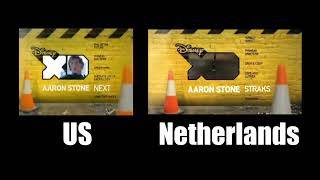 Disney Xd Next Bumper Comparison aaron Stone us And Netherlands 2009 And 2010