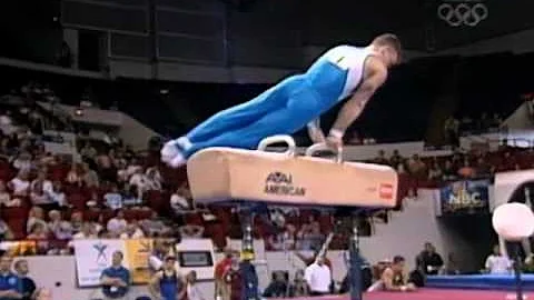 Jason Gatson - Pommel Horse - 2003 U.S Gymnastics ...