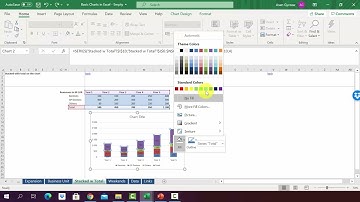 How to add totals for stacked column charts (Excel Charts)