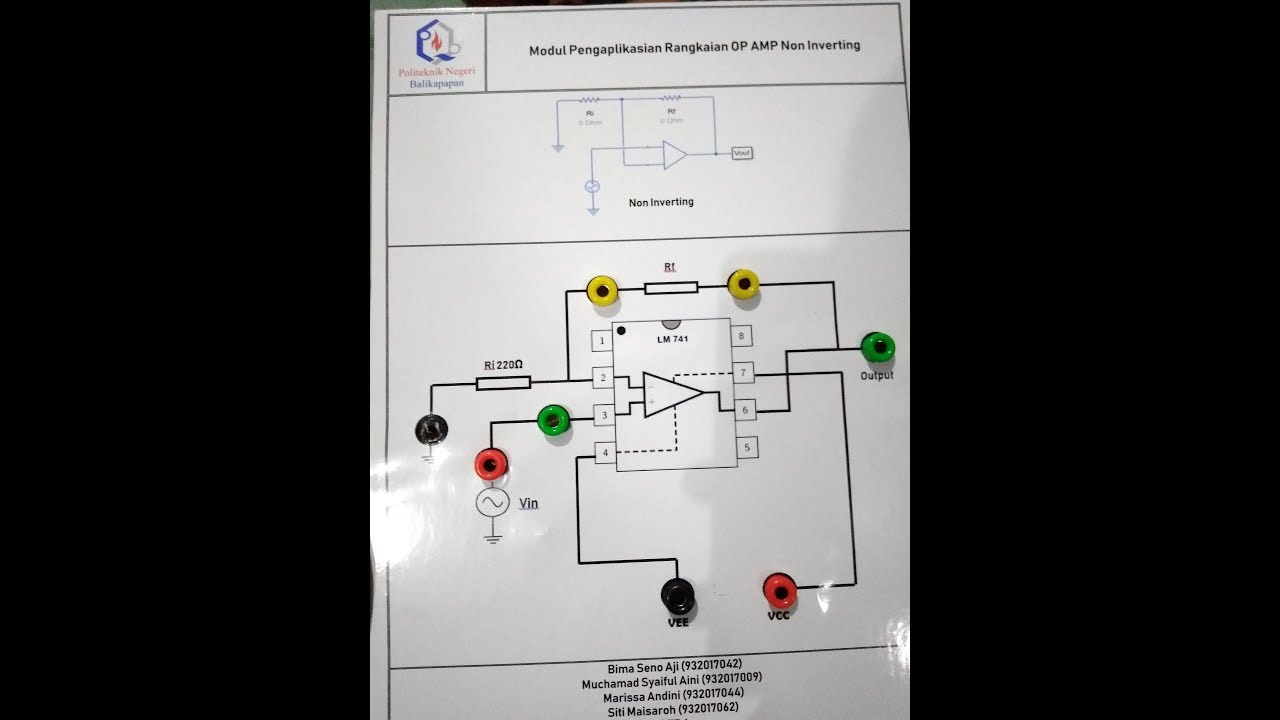 Modul Op Amp Non Inverting YouTube Modul Op Amp Non Inverting Youtube