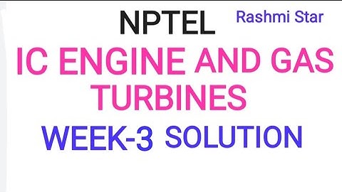 IC ENGINE AND GAS TURBINE ASSIGNMENT-3