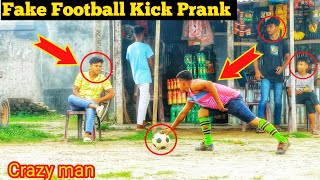 new viral Fake ootball Kick Prank 2022 !! Football Scary Prank-Gone WRONG REACTION |By Razu prank tv