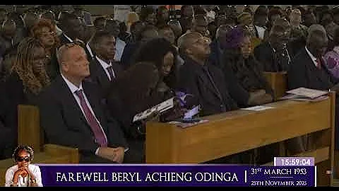 Winnie odinga delivers her mother's tribute to her late aunt Beryl Achieng'