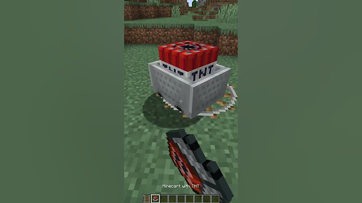 How to make a NUKE in Minecraft NO MODS