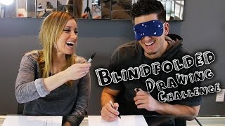 BLINDFOLDED DRAWING CHALLENGE