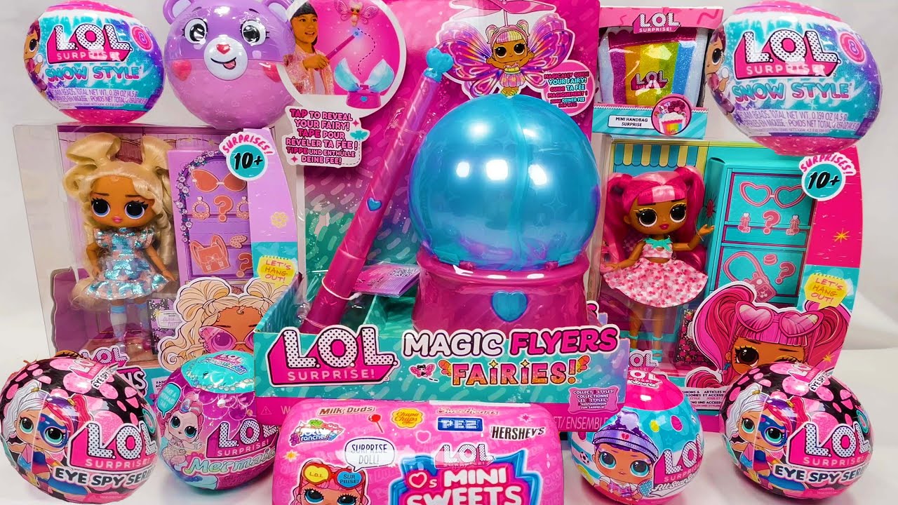 Unboxing ASMR LOL Surprise Oddly Satisfying No Talking Eye Spy, Snow Style, Care Bear, Tweens + more