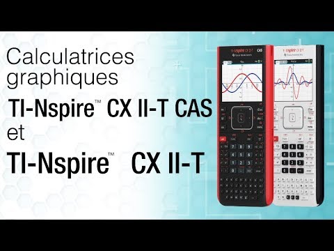 Discover the new TI-Nspire™ CX II-T and TI-Nspire™ CX II-T CAS