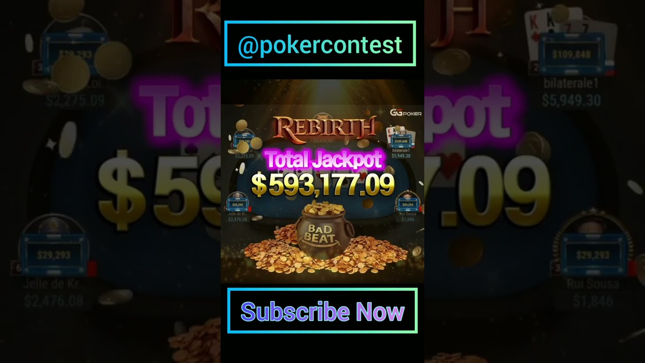 Bad Beat Jackpot, Gg poker, Poker Strategy, 