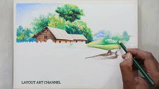 Easy color pencil drawing for beginners
