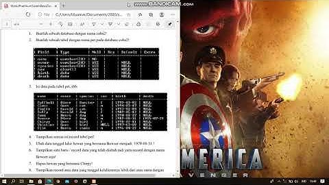 Tutorial membuat database menggunakan MariaDB dengan metode DML dan Retrieve Data | Muamar 05TPLM005