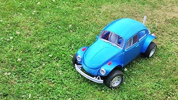 3Dsets -  VW Buggy Model 7 first drive - 3D printed German/Deutsch