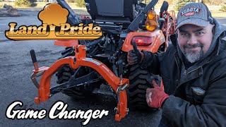 Game changer! The Land Pride Quick Hitch QH05 for Kubota BX23s