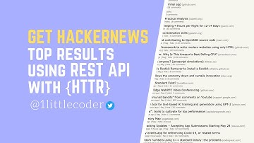 GET Hackernews Front Page Results using REST API in R