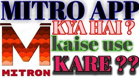 how to use mitron app in hindi.mitro app made in indian mitro app kaise use kare